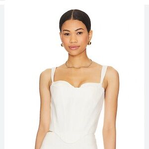 NBD | Millie Linen Corset Top